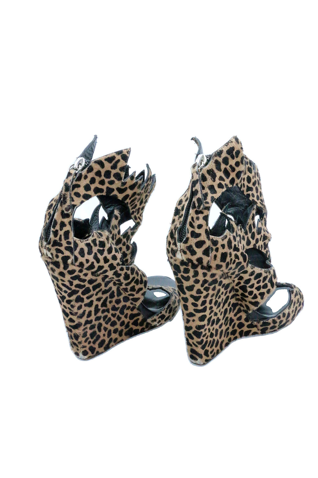 Guiseppe Zanotti Leopard Wedges