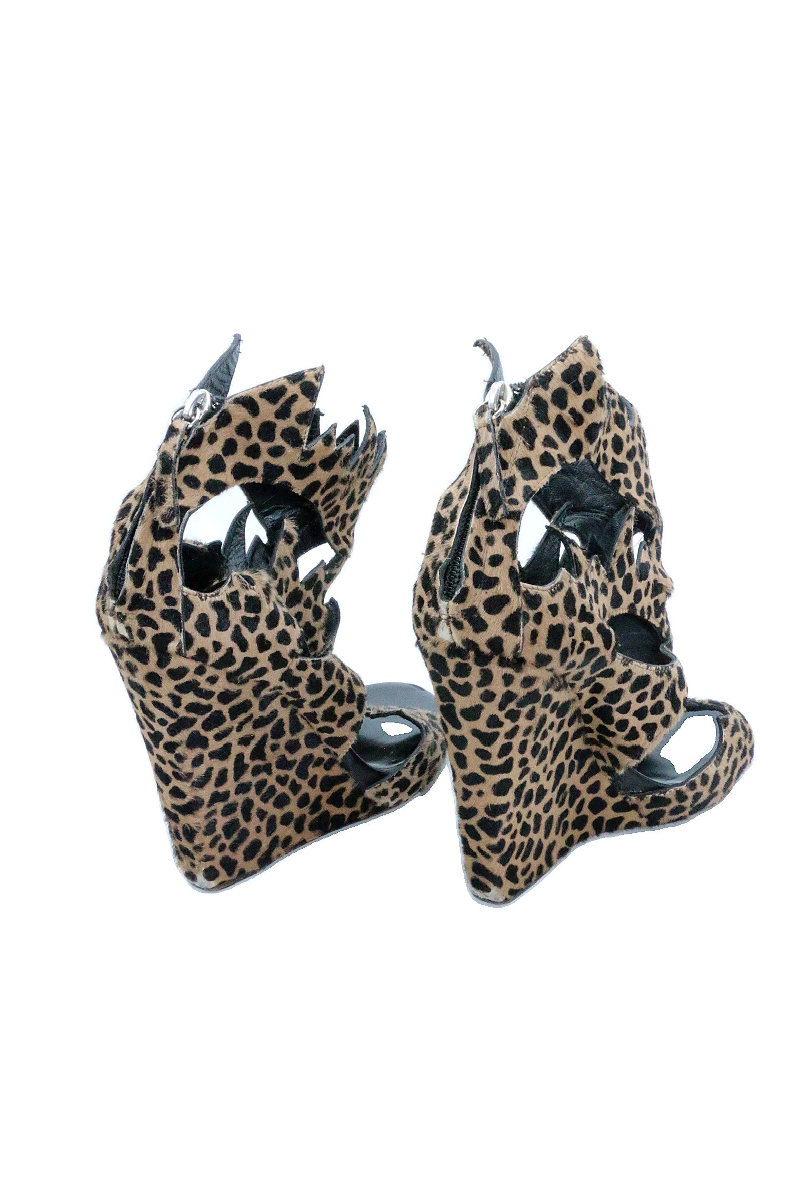 Guiseppe Zanotti Leopard Wedges