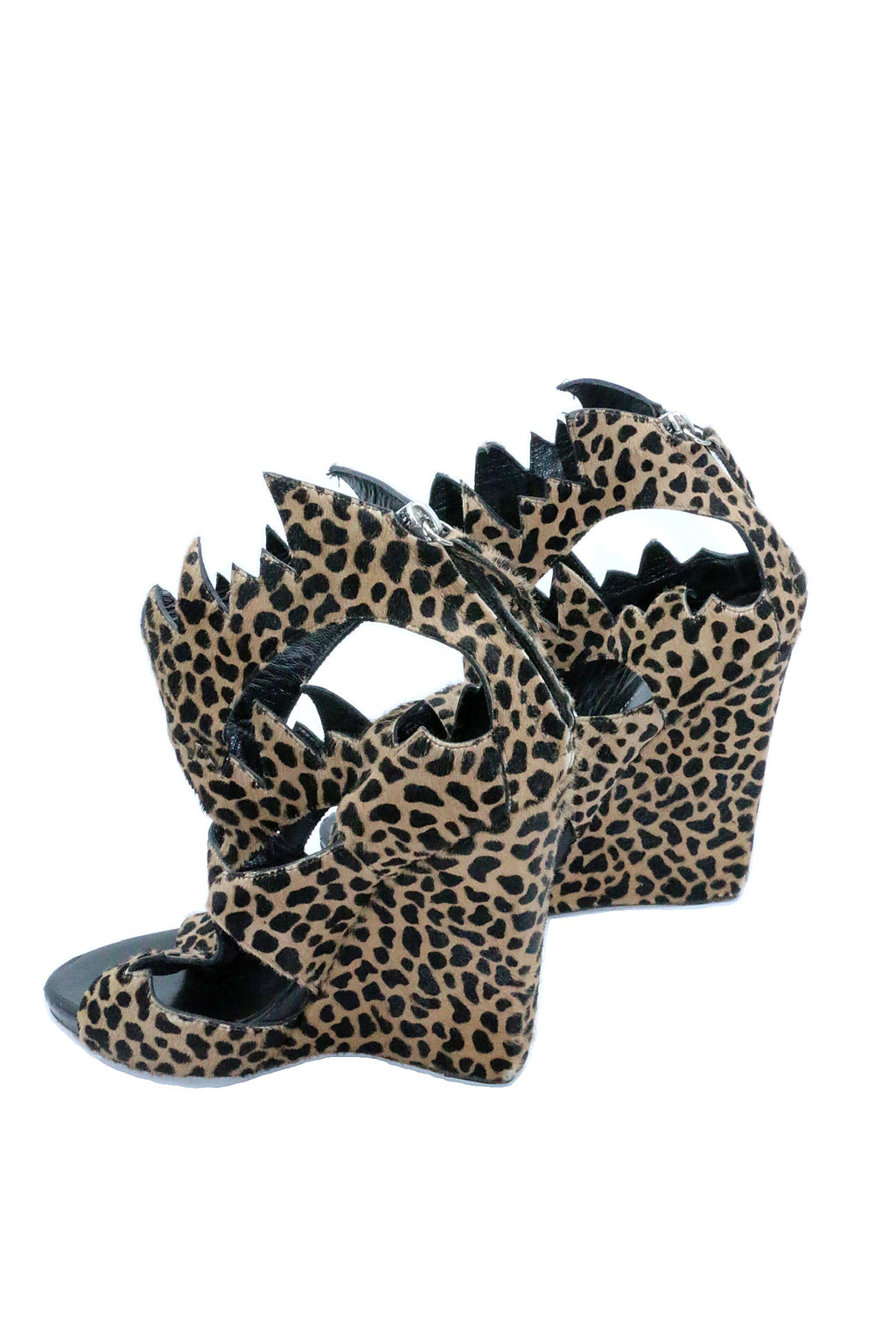 Guiseppe Zanotti Leopard Wedges