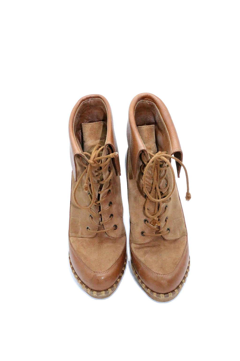 Saint Laurent Suede Platform Boots