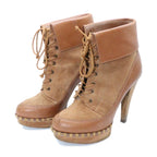 Saint Laurent Suede Platform Boots