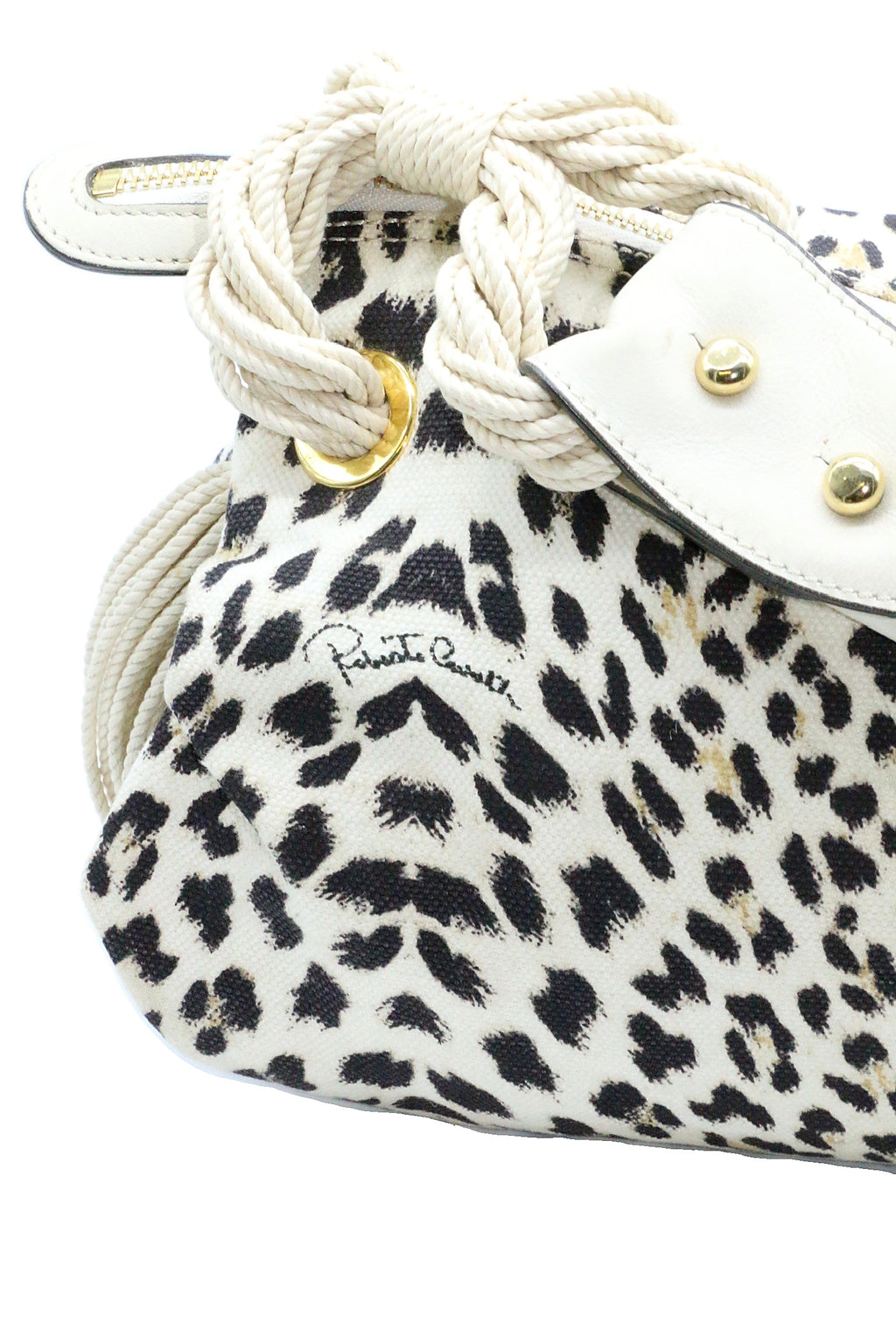 Roberto Cavalli Animal Print Shoulder Bag