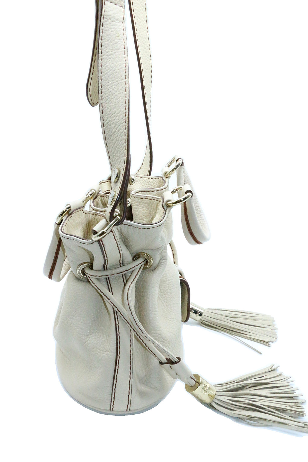 Lancel  Leather Mini Bucket