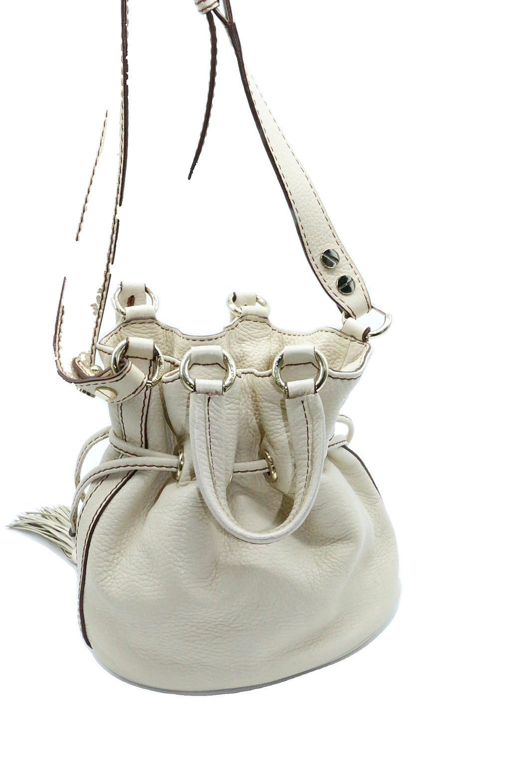 Lancel  Leather Mini Bucket