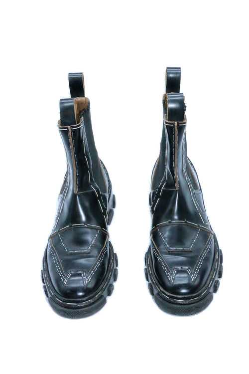 Balenciaga Chelsea Boots Contrast Stitching