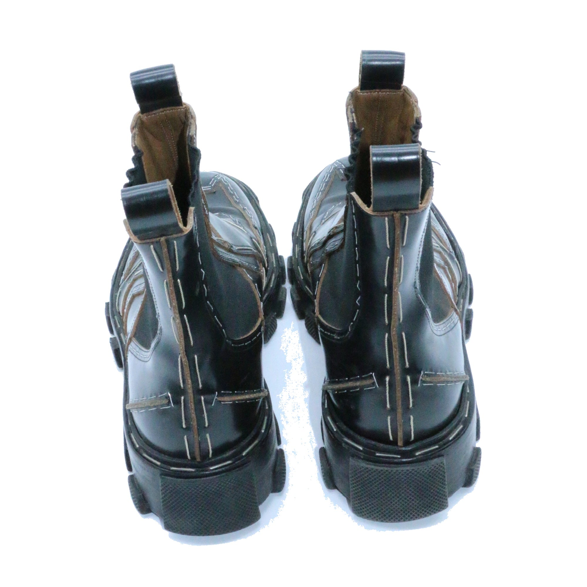 Balenciaga Chelsea Boots Contrast Stitching