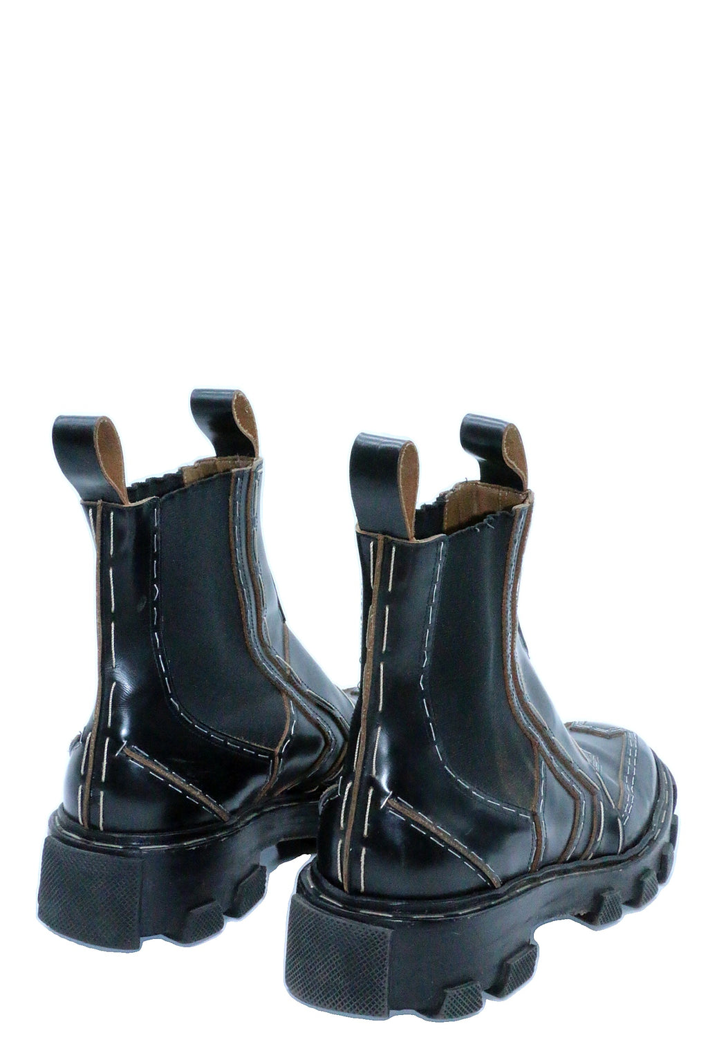 Balenciaga Chelsea Boots Contrast Stitching