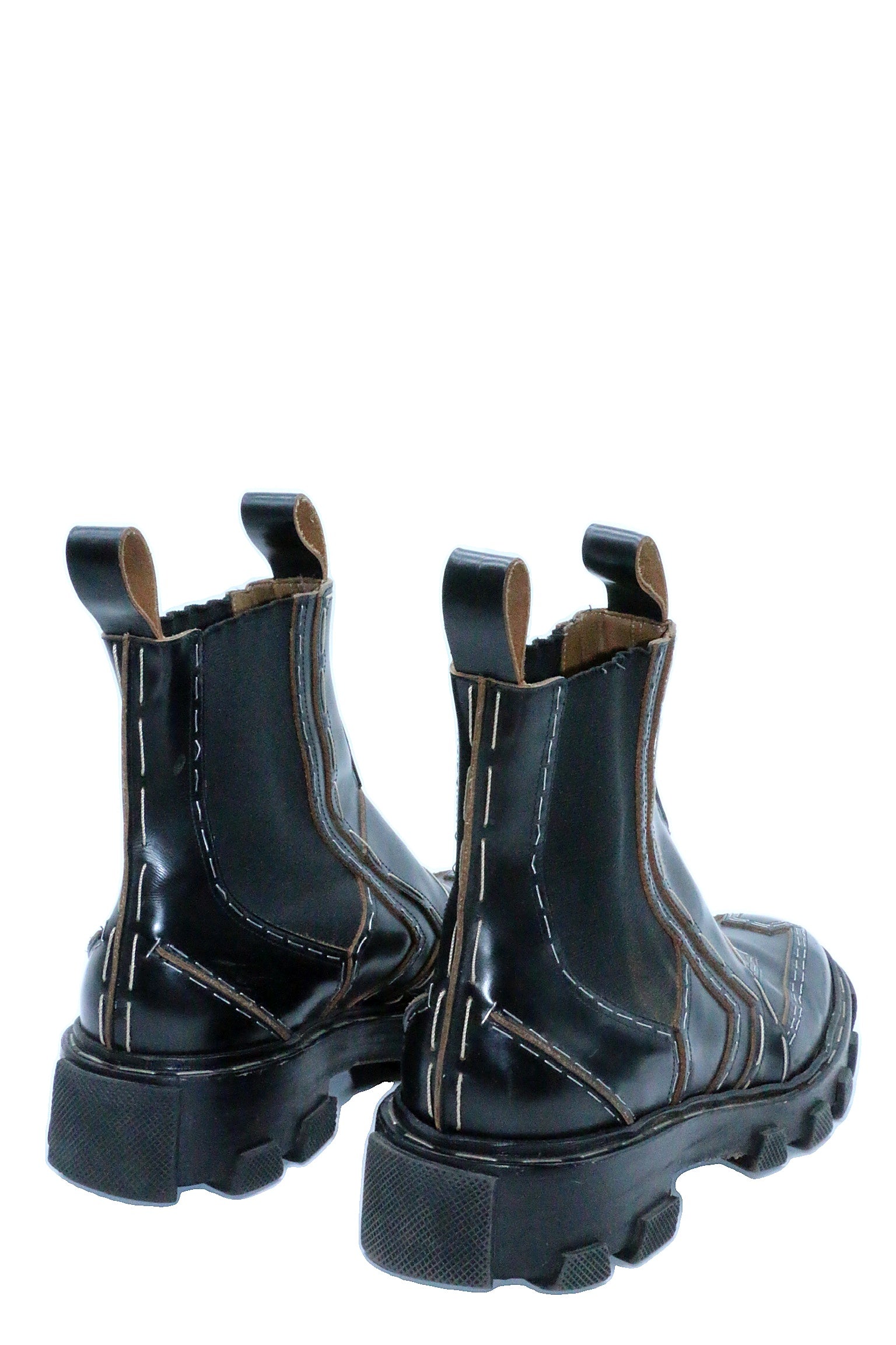 Balenciaga Chelsea Boots Contrast Stitching