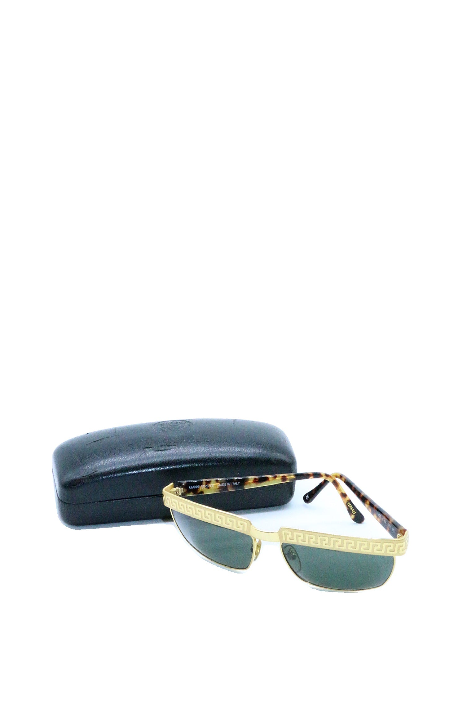Versace Vintage Gold Accents Sunglasses