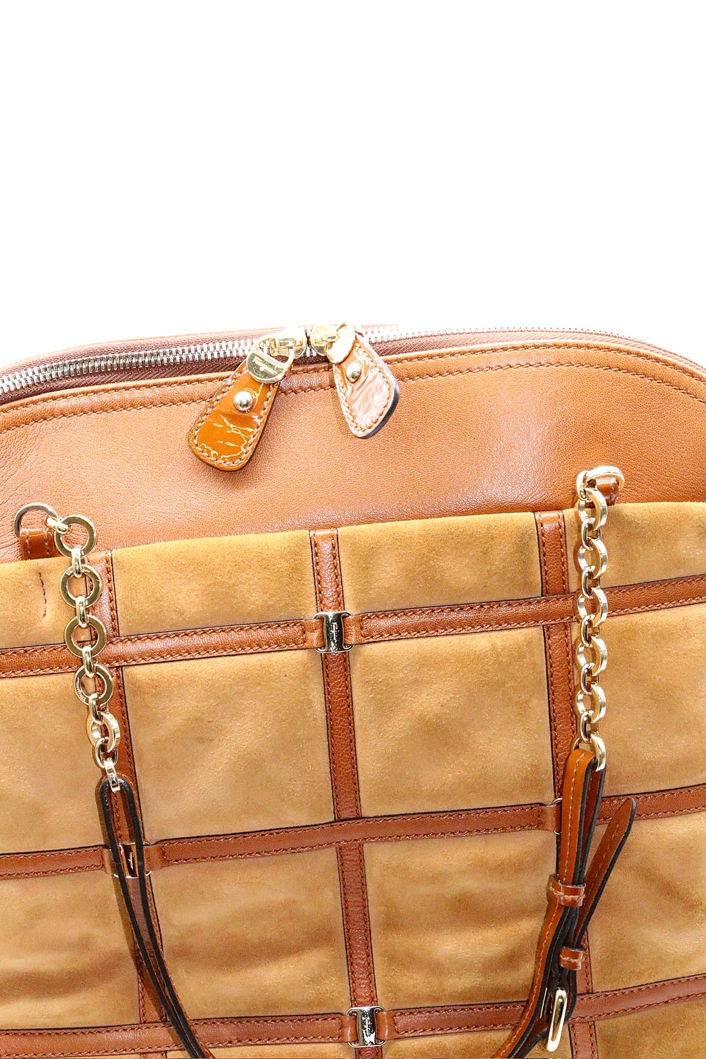 Salvatore Ferragamo Suede Shoulder Bag