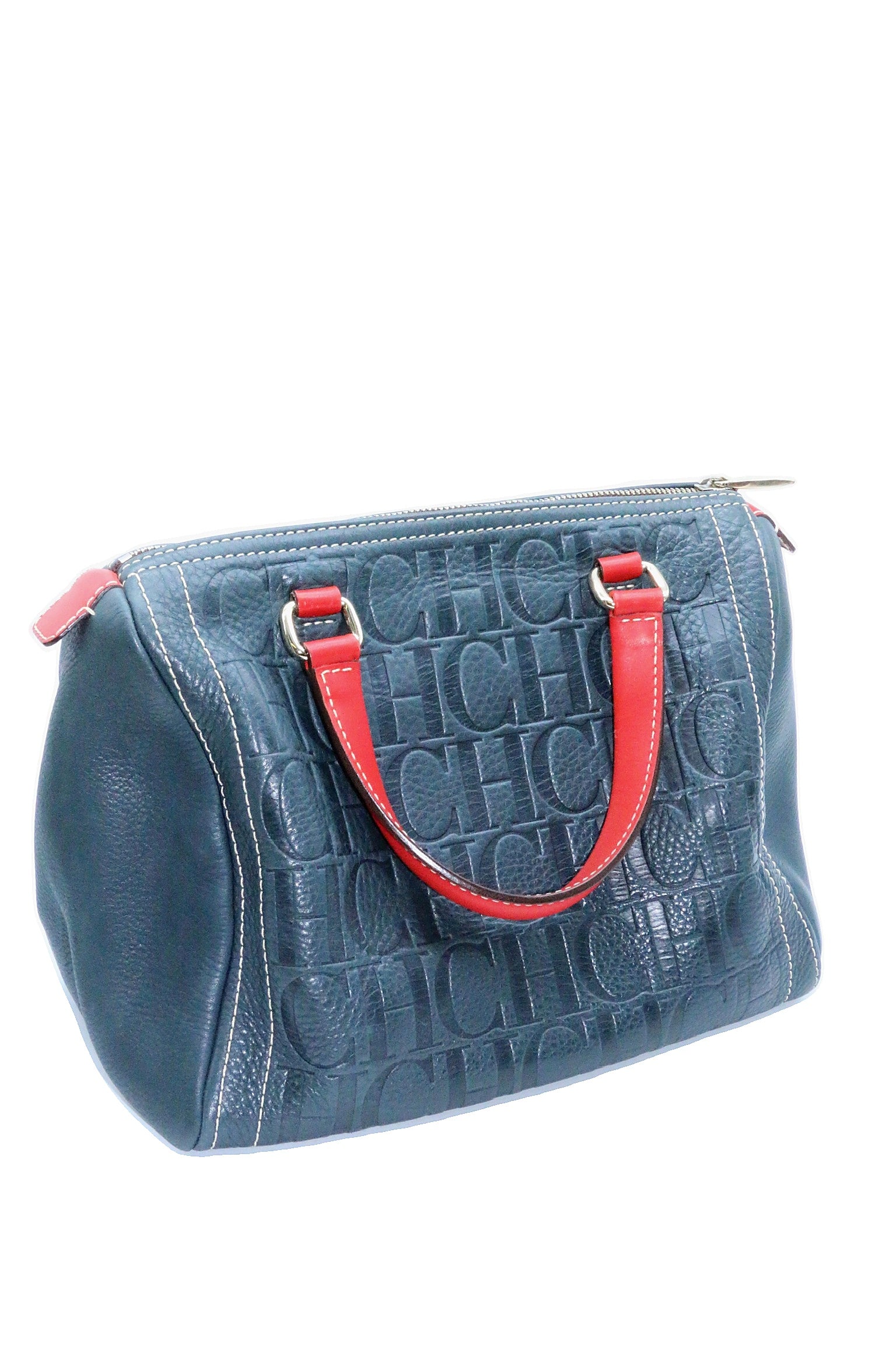 Carolina Herrera Initials Insignia Satchel