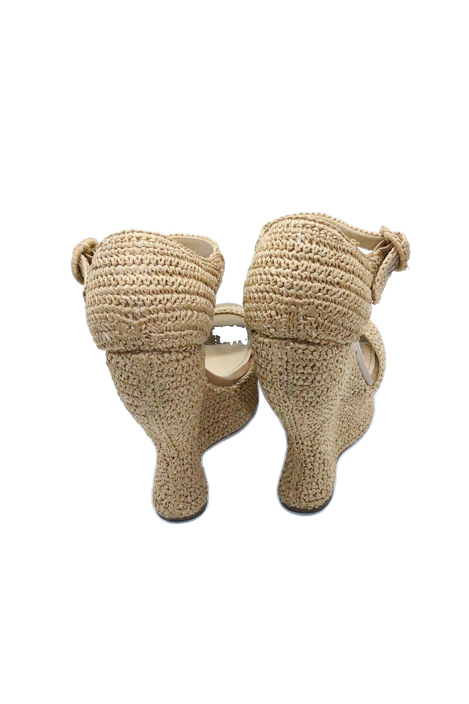 Dolce & Gabbana Rafia Wedges