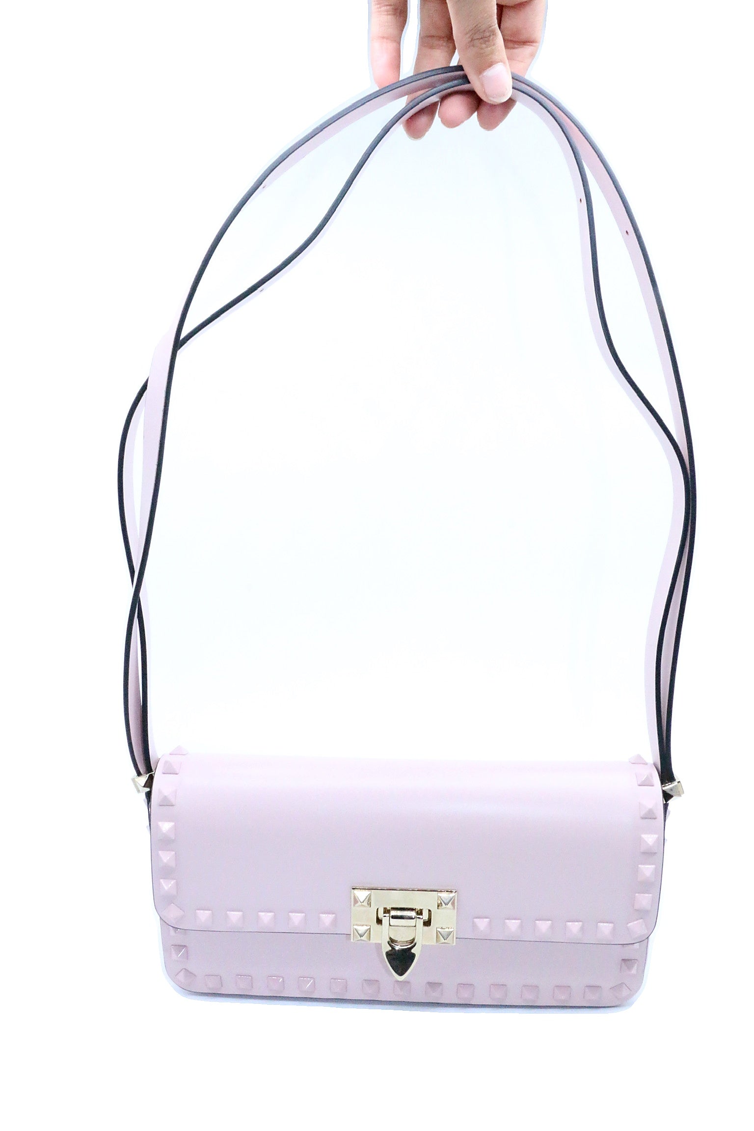 Valentino Rockstud Alcove Clutch