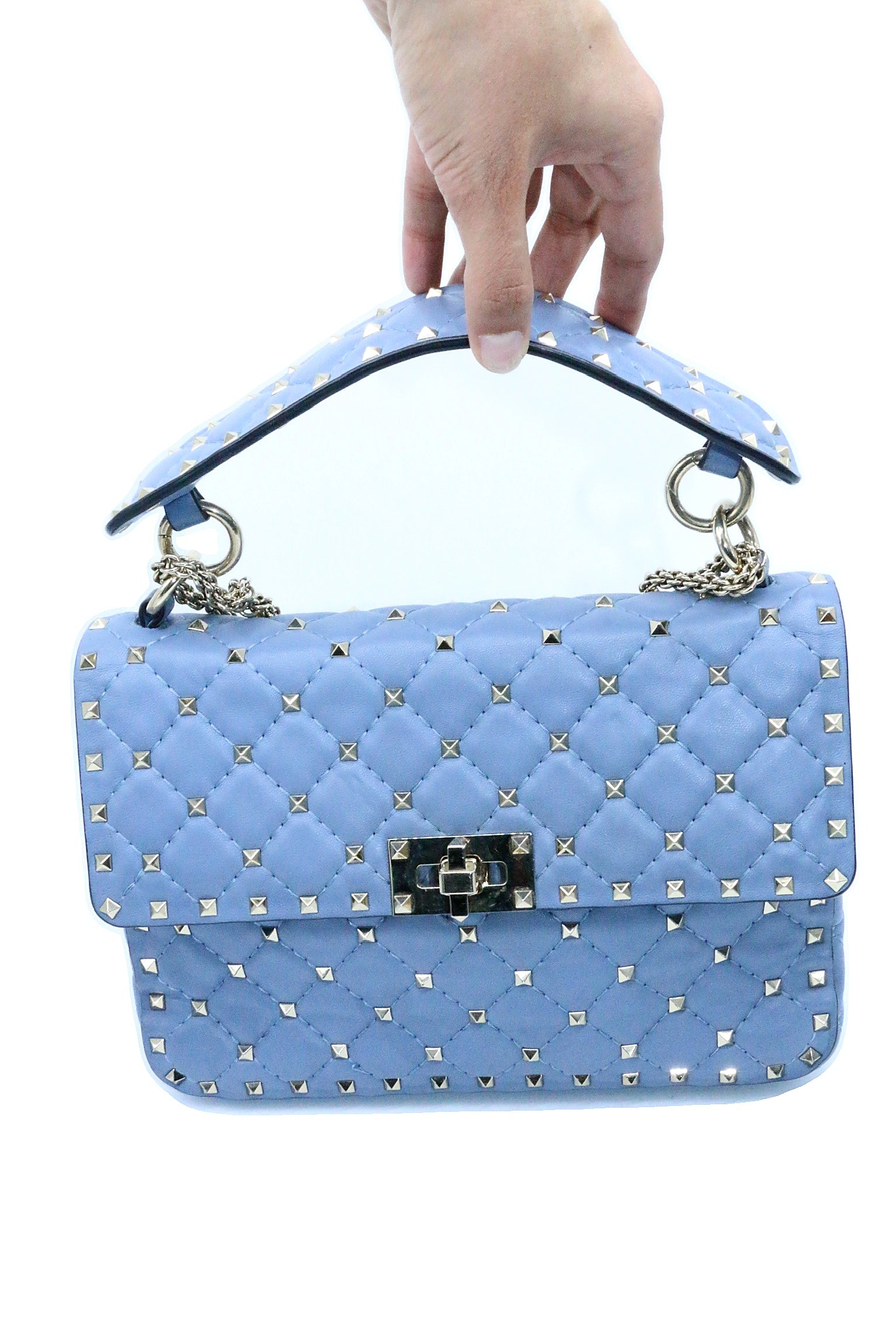 Valentino Rockstud Spike Medium Shoulder Bag