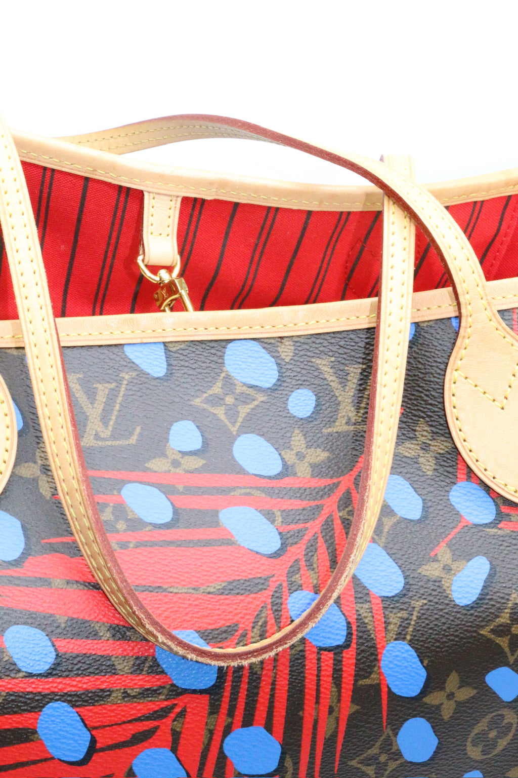 Louis Vuitton Monogram Jungle Dots Neverfull MM