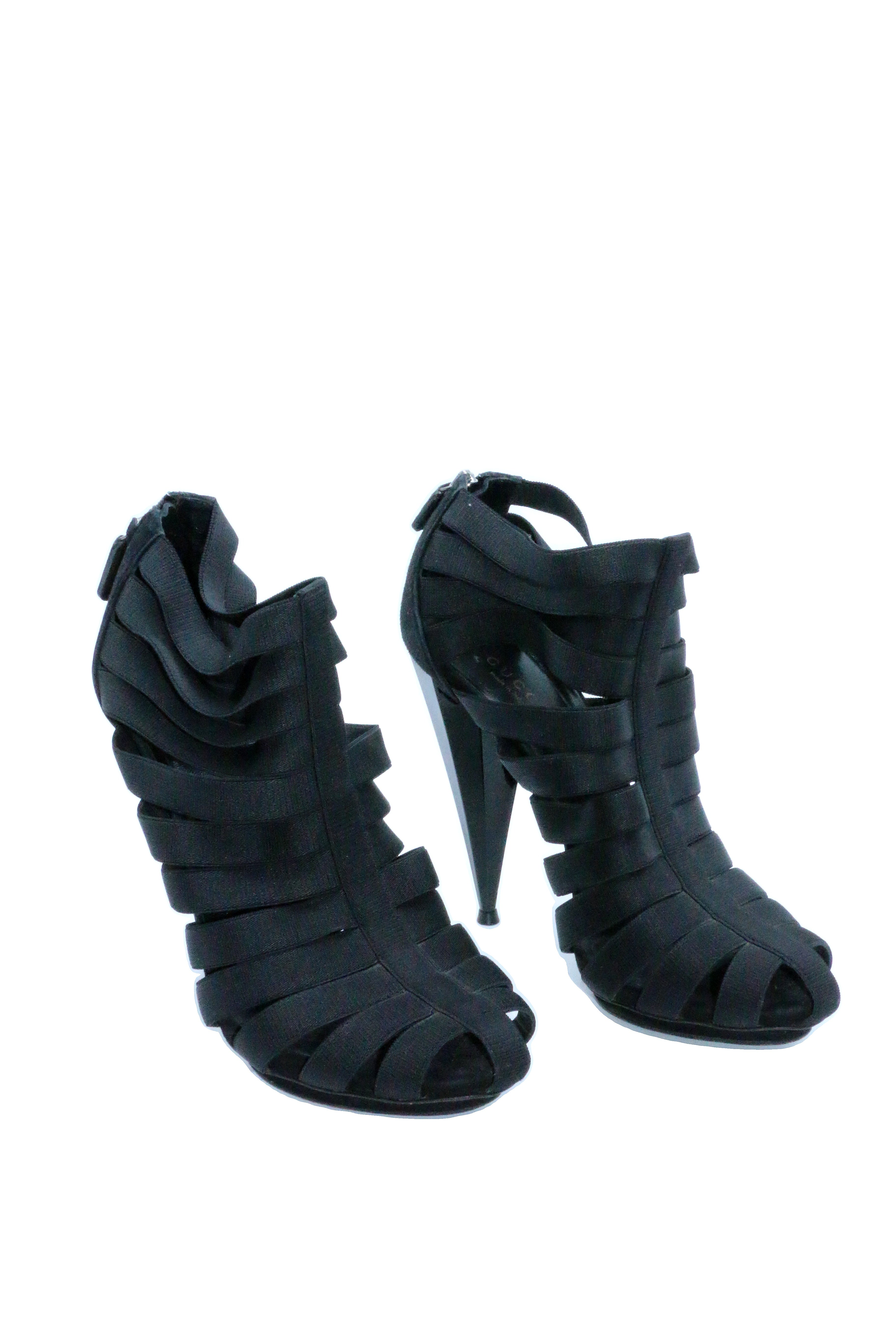 Gucci Elastic Cage Sandals