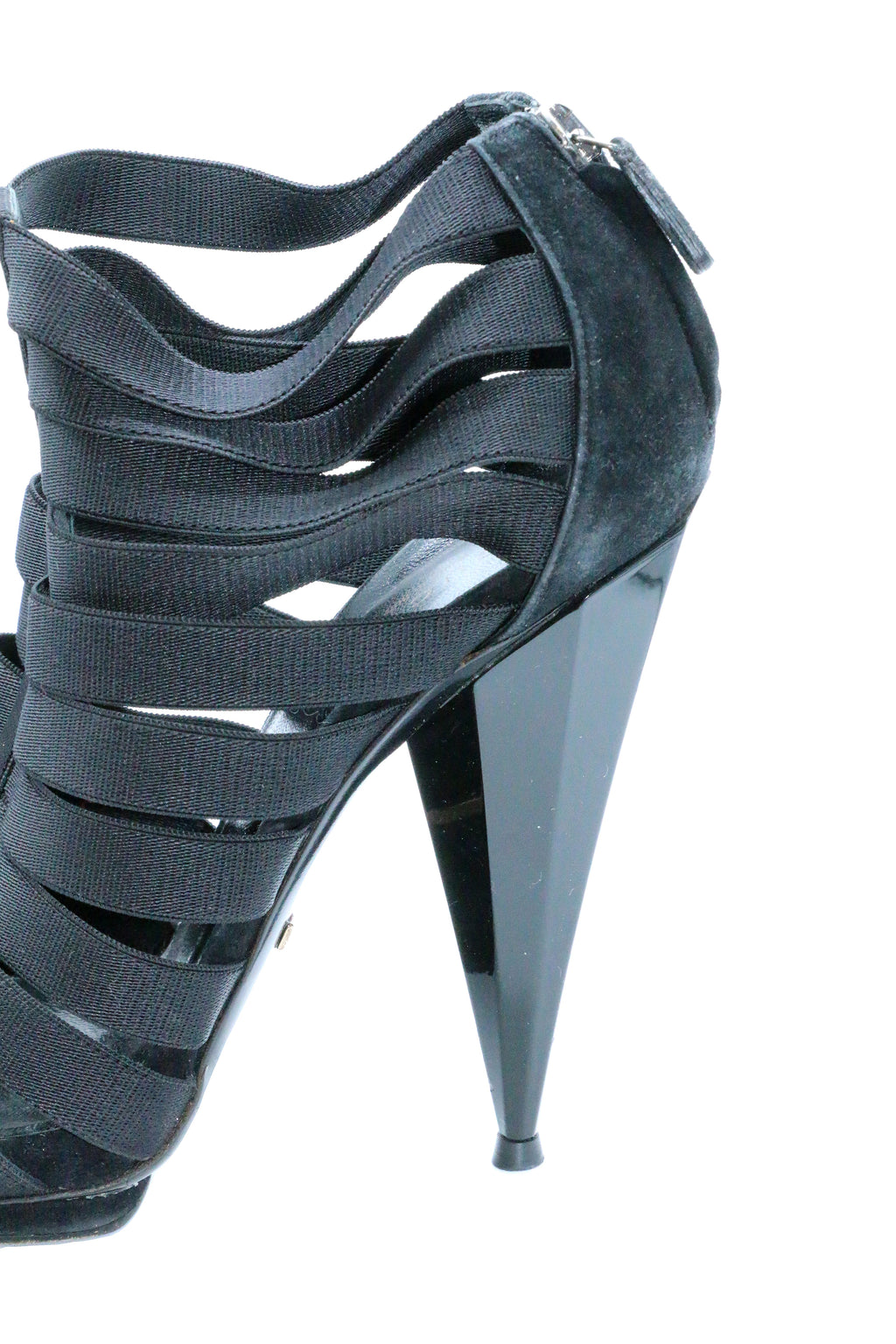 Gucci Elastic Cage Sandals