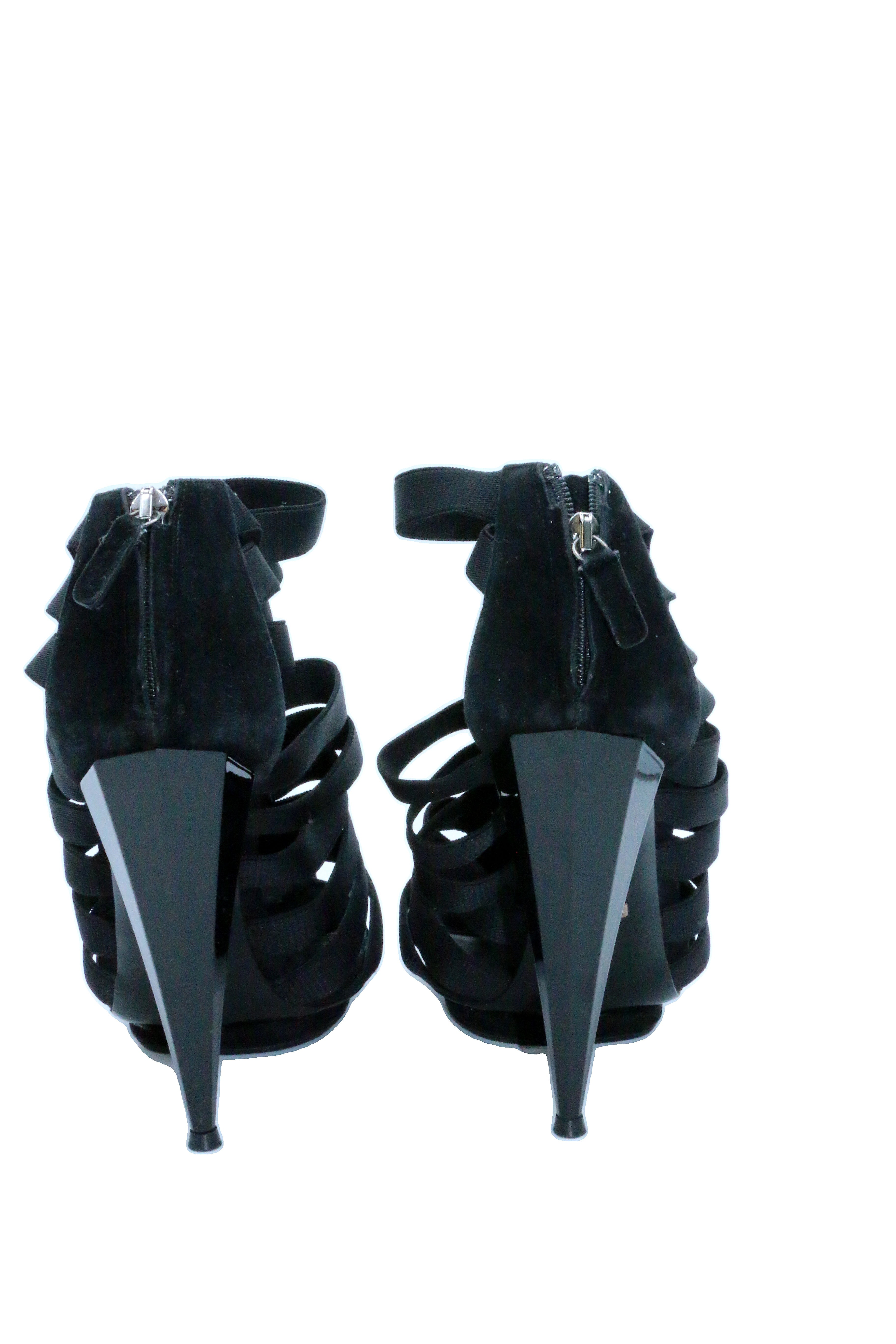 Gucci Elastic Cage Sandals