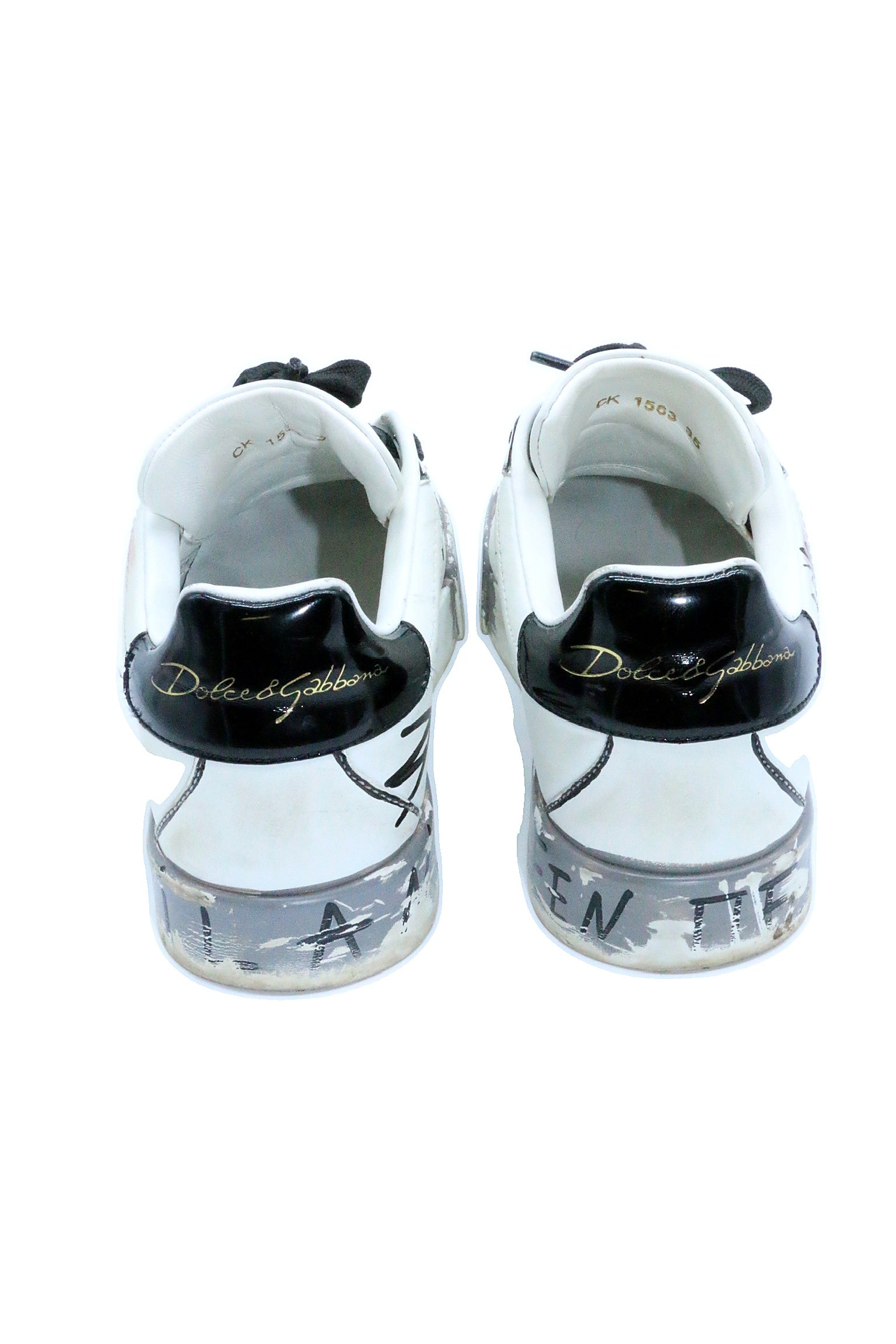 Dolce & Gabbana Graffiti Queen of Love Sneakers