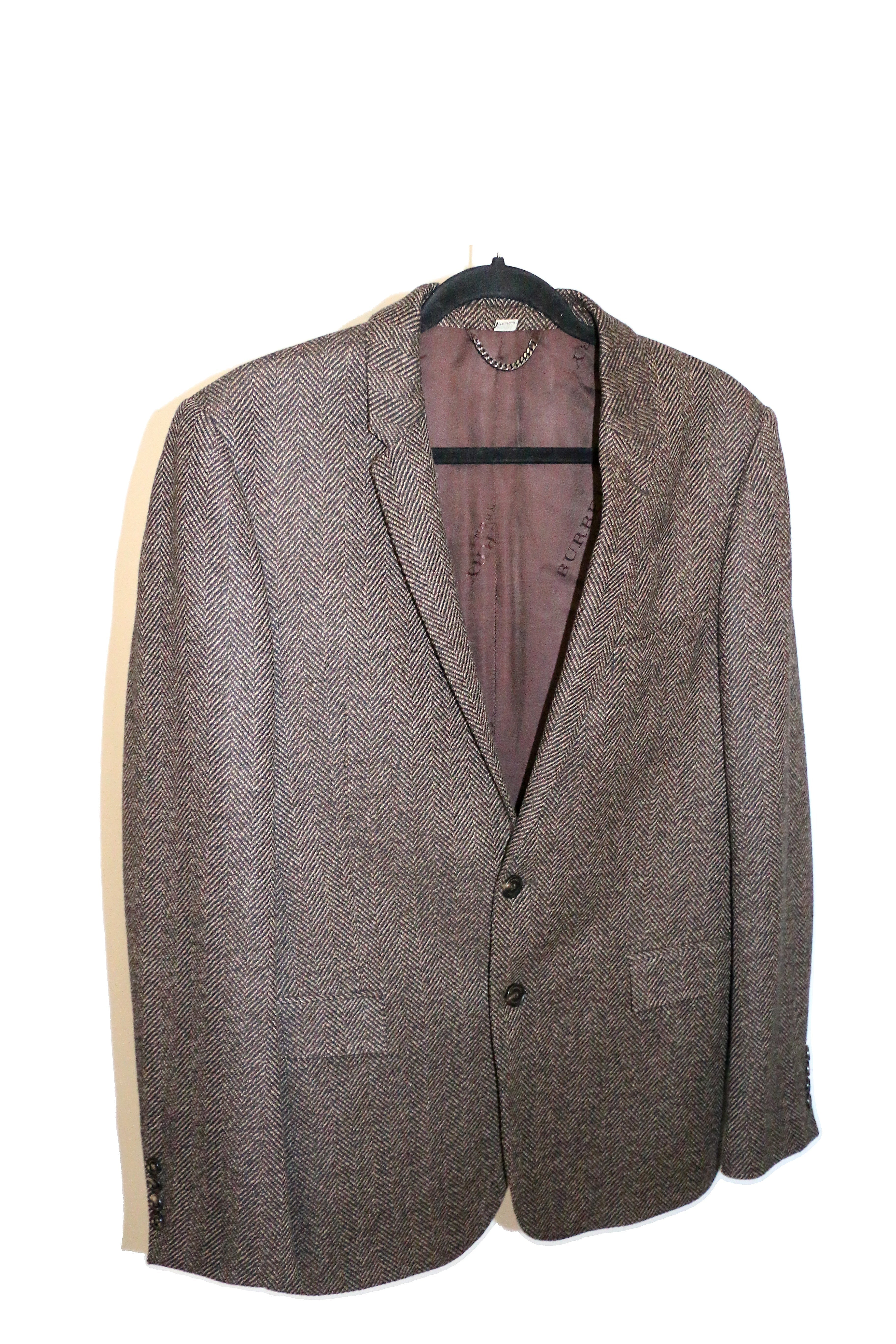 Burberry Brown Wool Blazer