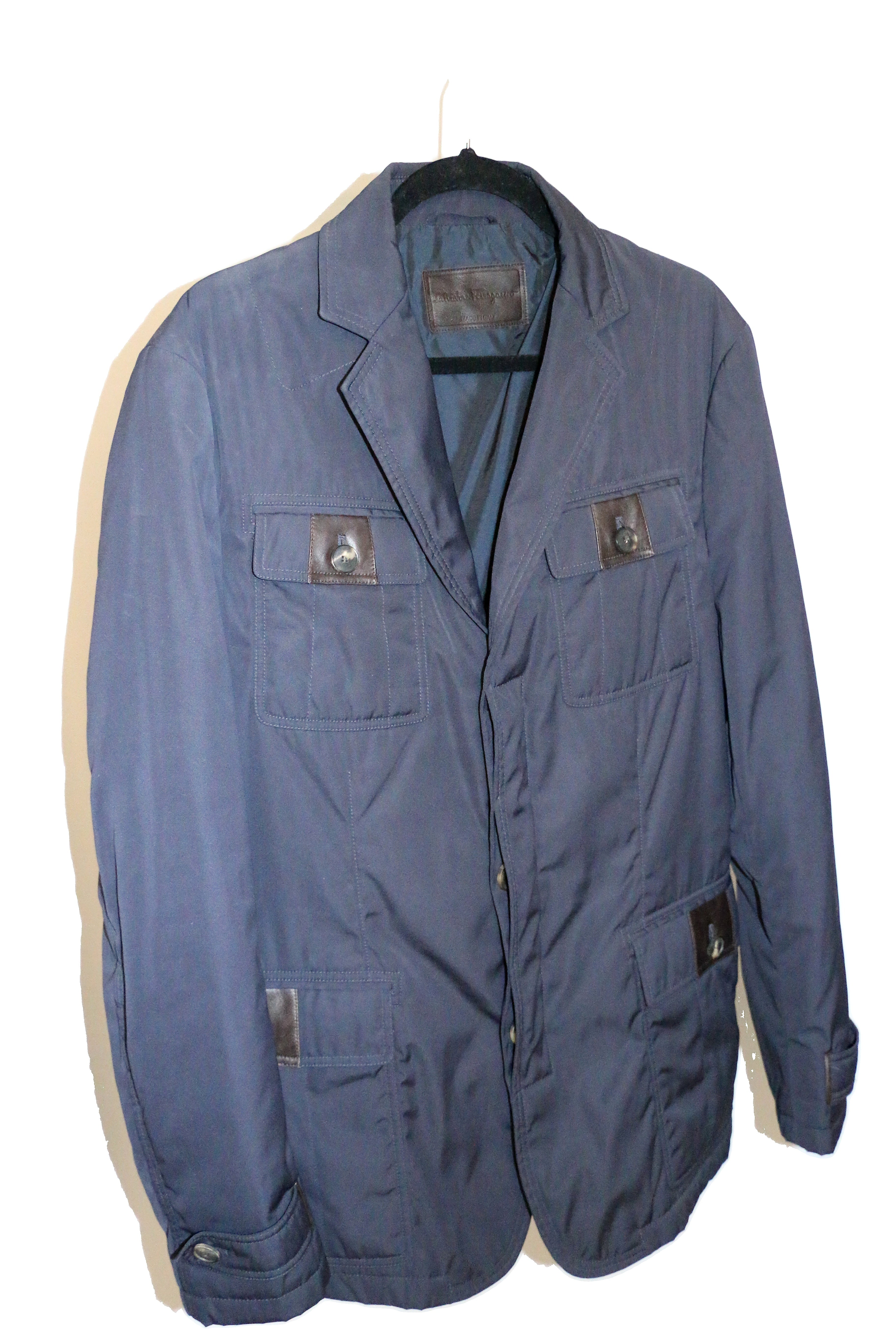 Ferragamo Nylon Jacket with Pockets
