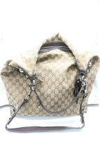 Gucci Large Icon Bit Hobo Dark Brown