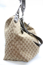 Gucci Large Icon Bit Hobo Dark Brown