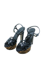 Sergio Rossi Animal Print Platforms