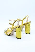 Gucci Sequins Leather Sandals