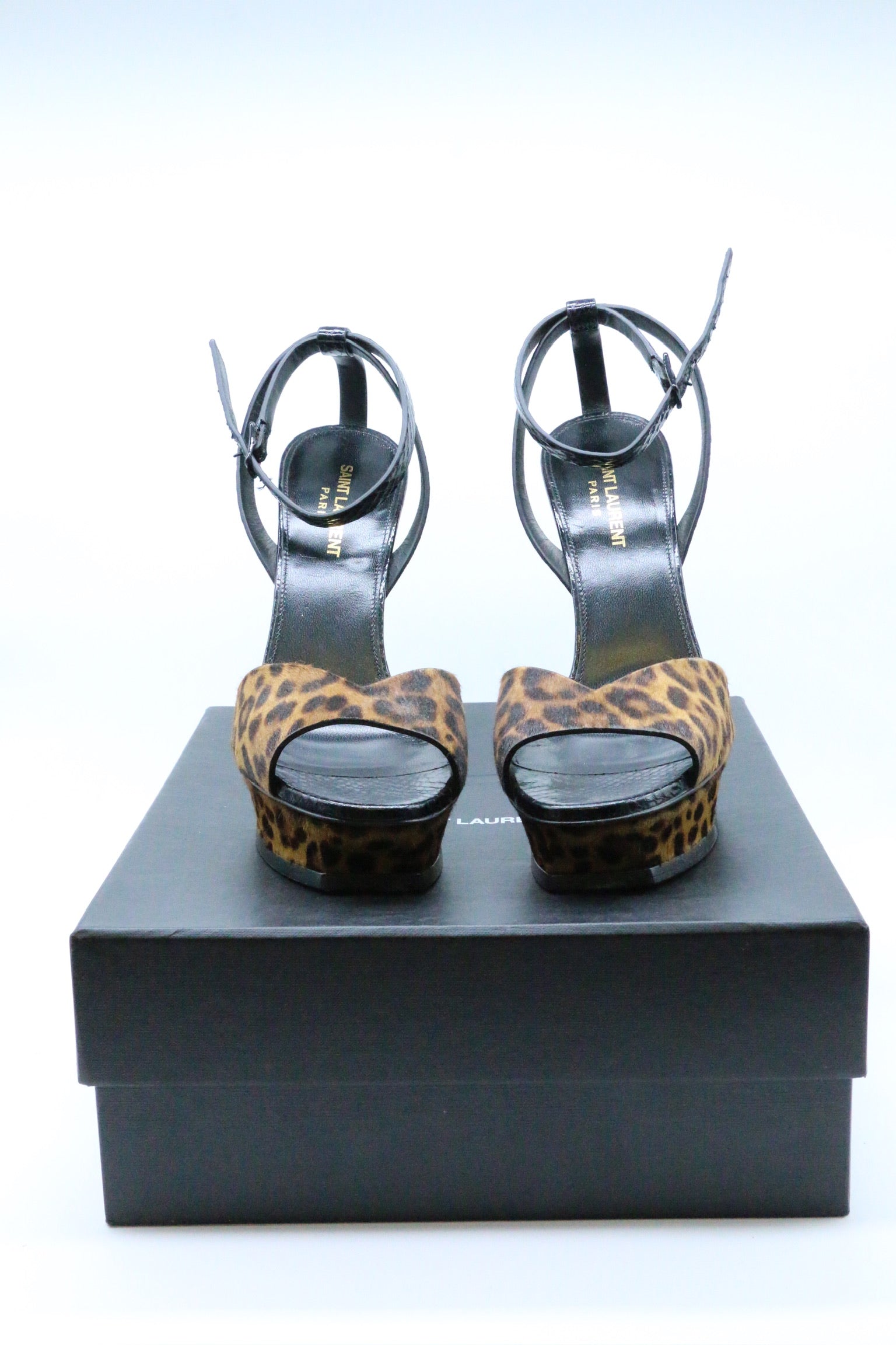 Yves Saint Laurent Animal Print Heels