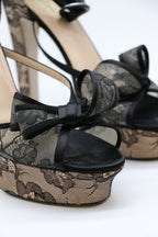 Valentino Lace Bow Heels