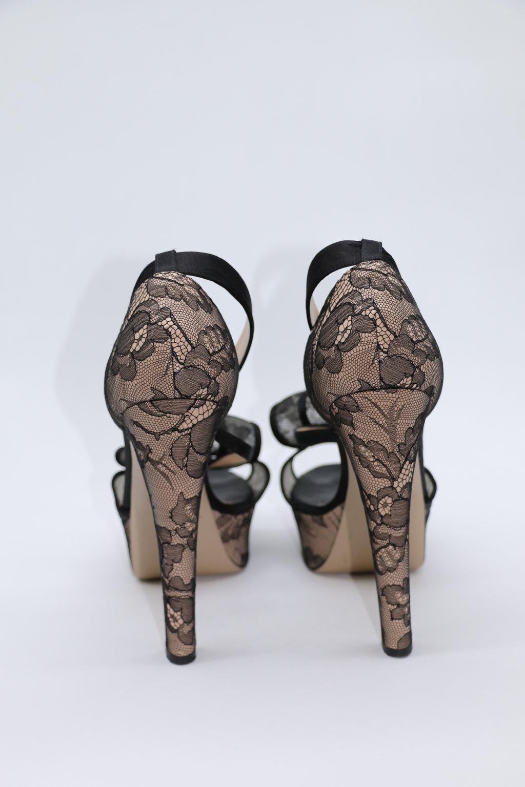 Valentino Lace Bow Heels