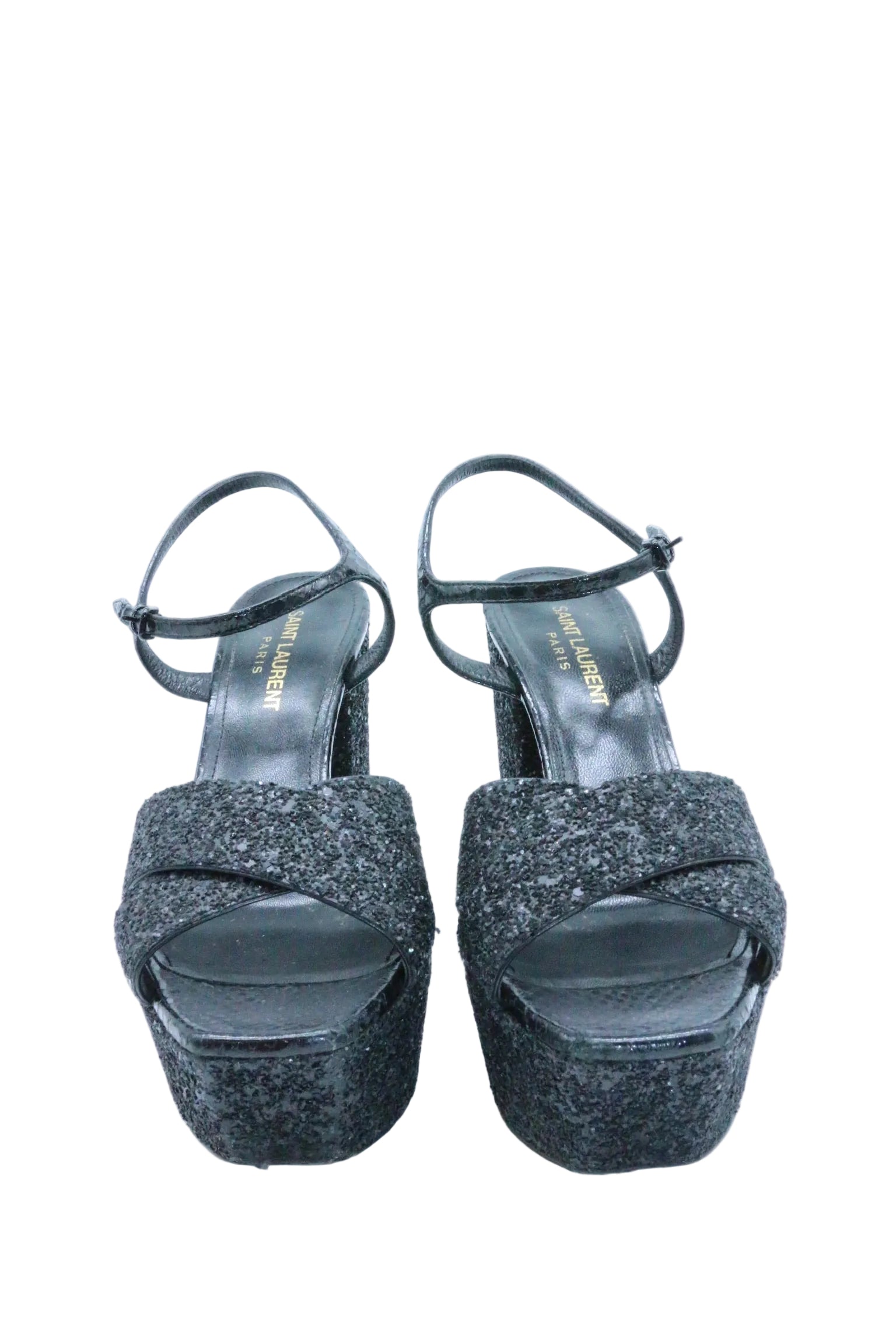 Saint Laurent Platform Heels Sparkles