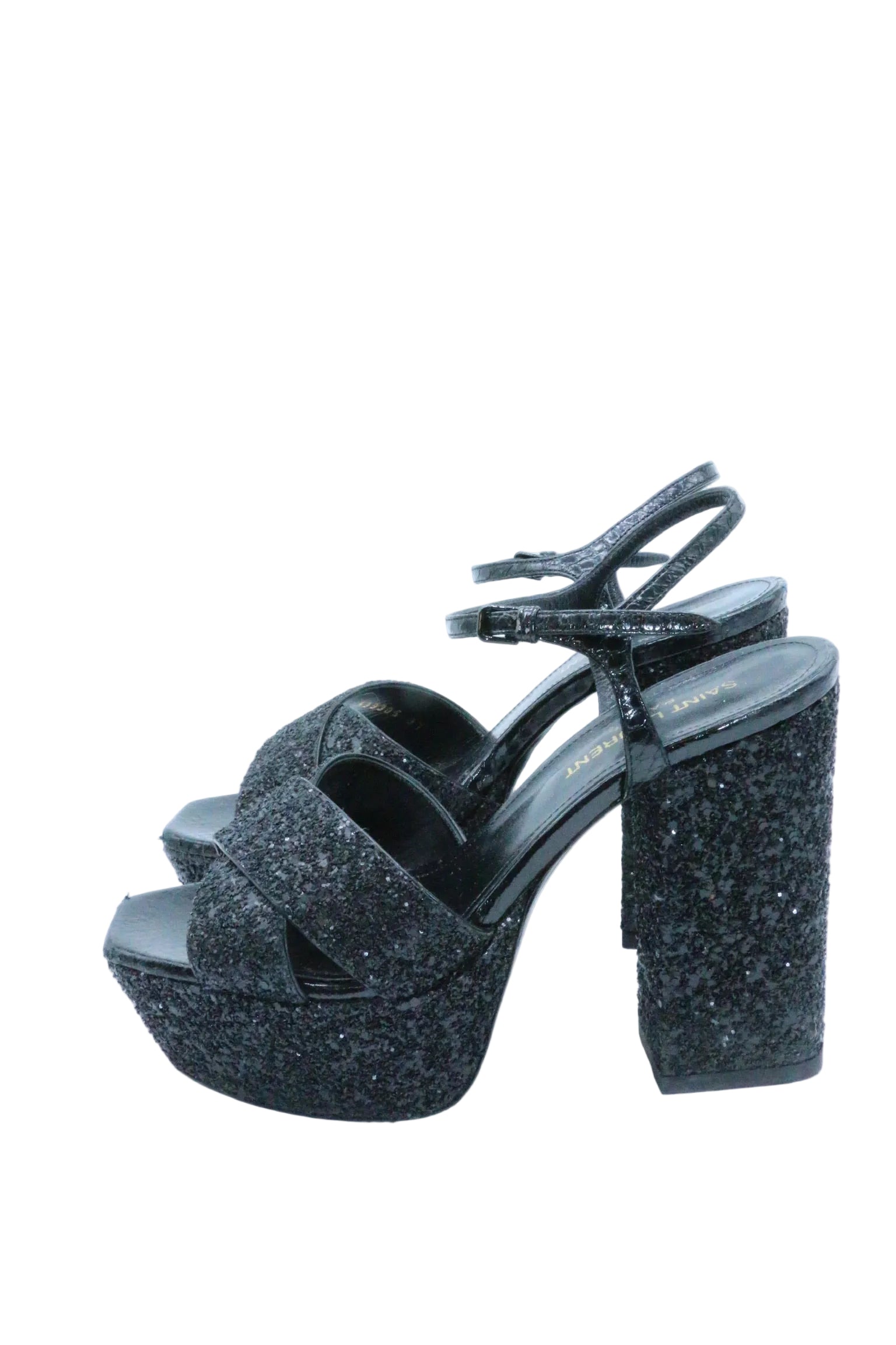 Saint Laurent Platform Heels Sparkles