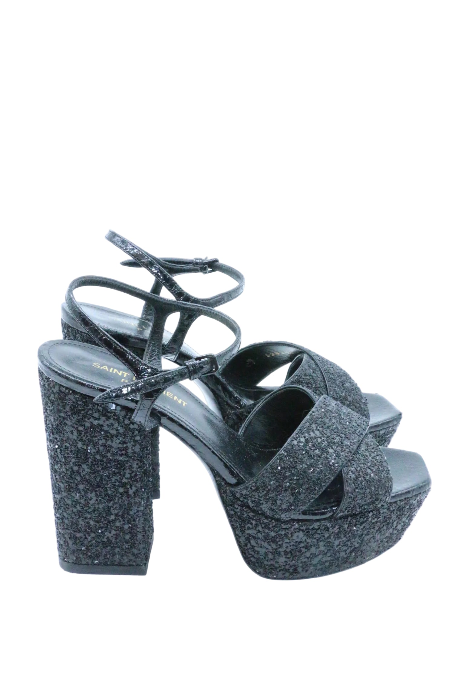 Saint Laurent Platform Heels Sparkles