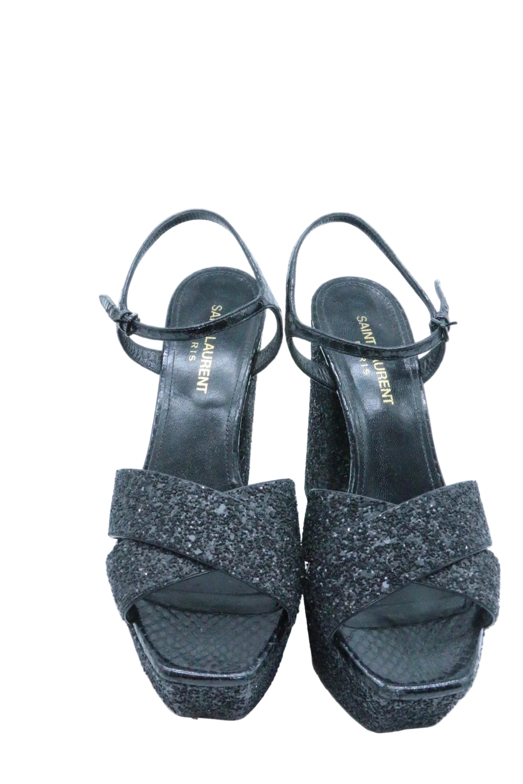 Saint Laurent Platform Heels Sparkles