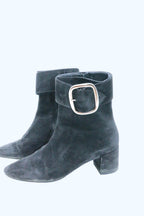 Saint Laurent Suede Ankle Boots