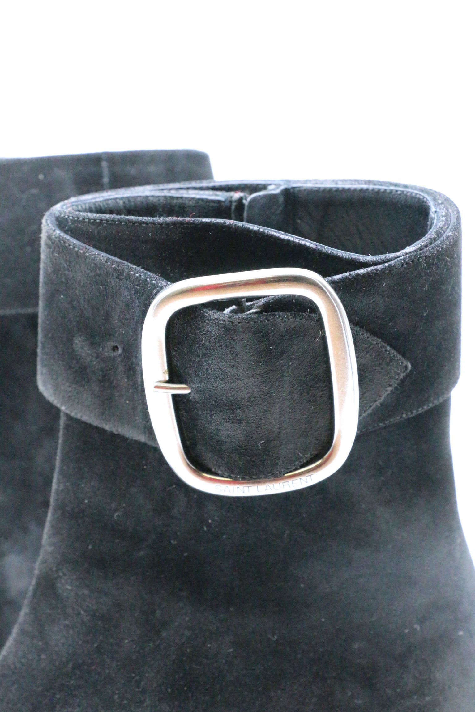 Saint Laurent Suede Ankle Boots