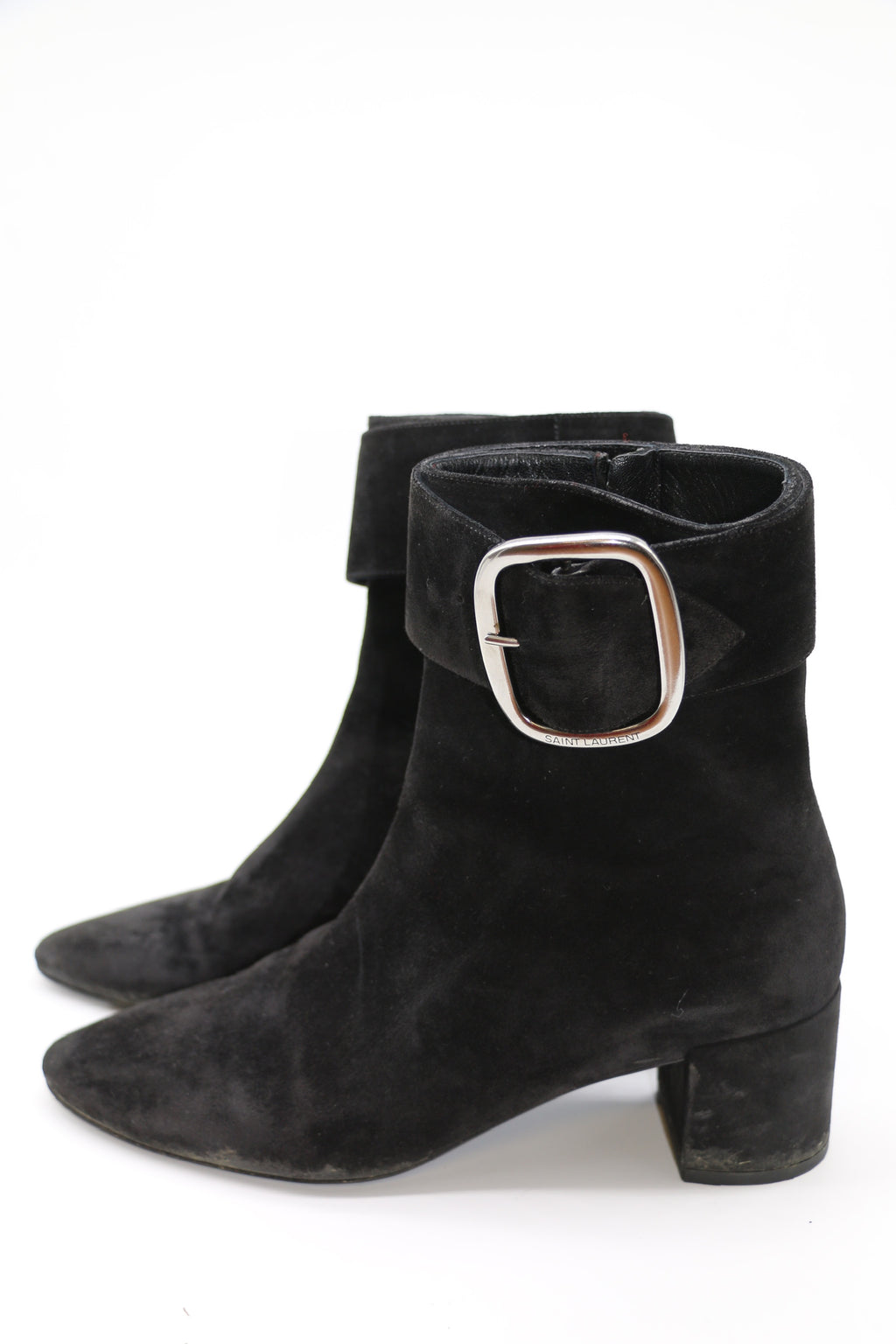 Saint Laurent Suede Ankle Boots