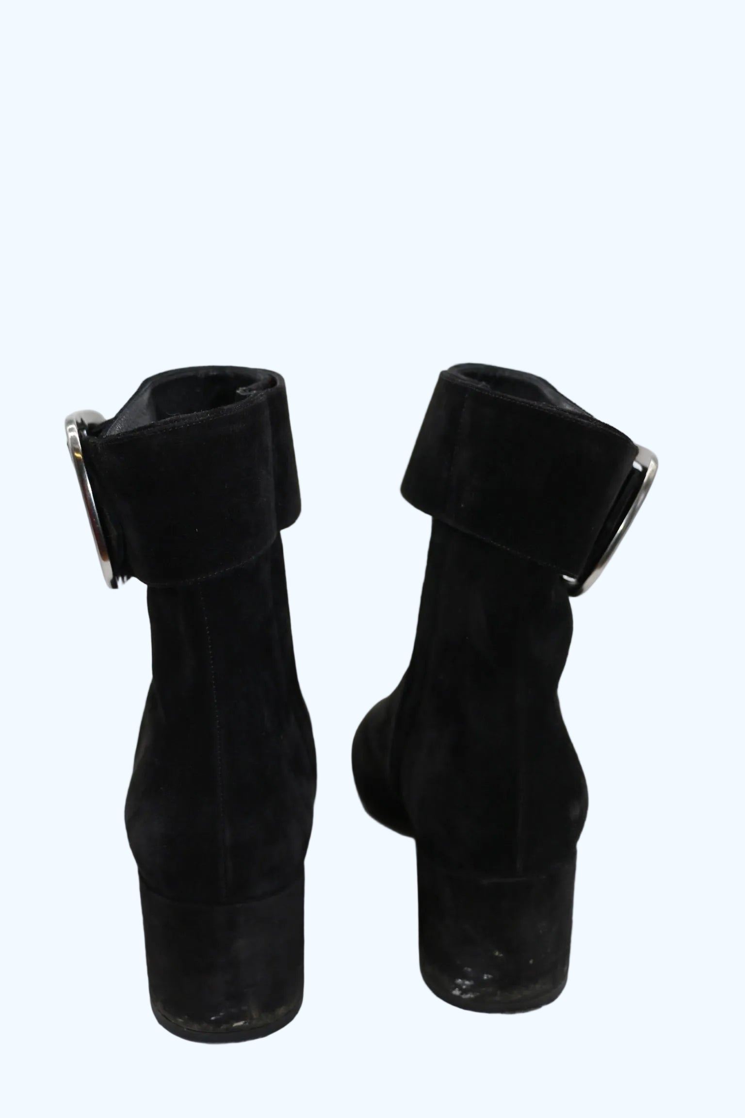 Saint Laurent Suede Ankle Boots