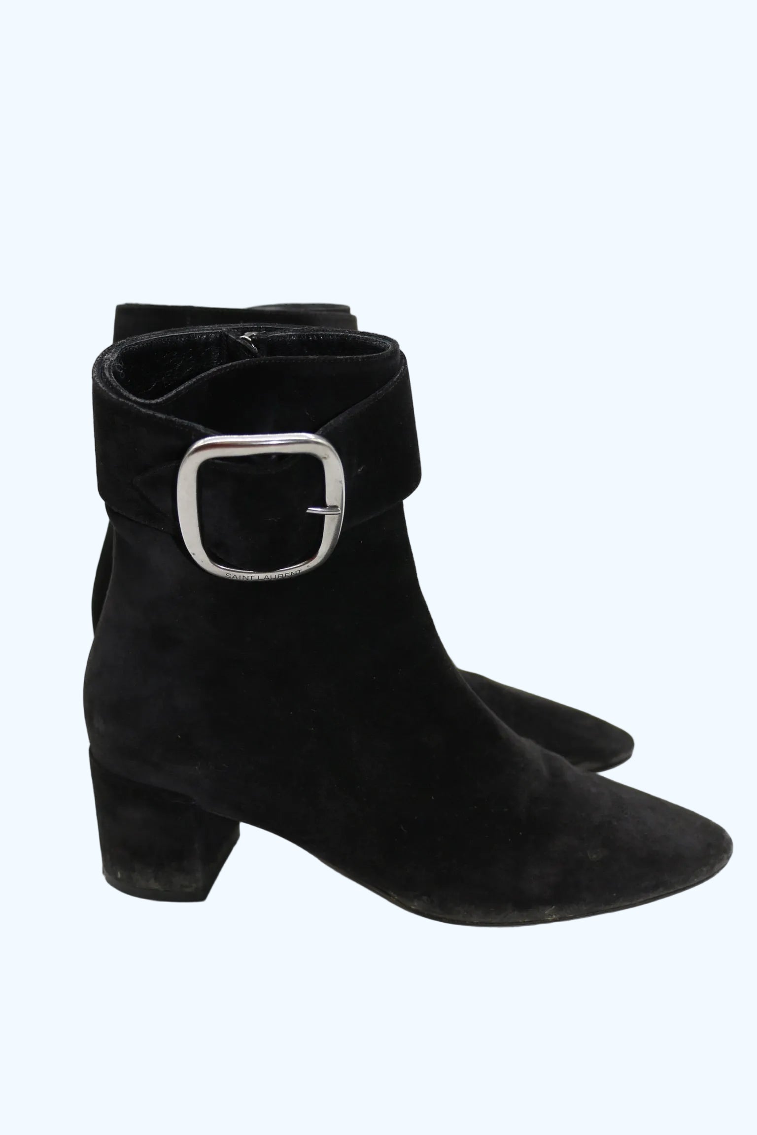 Saint Laurent Suede Ankle Boots