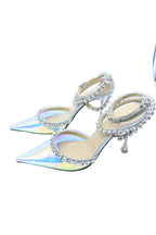 Mach & Mach Iridescent Heels