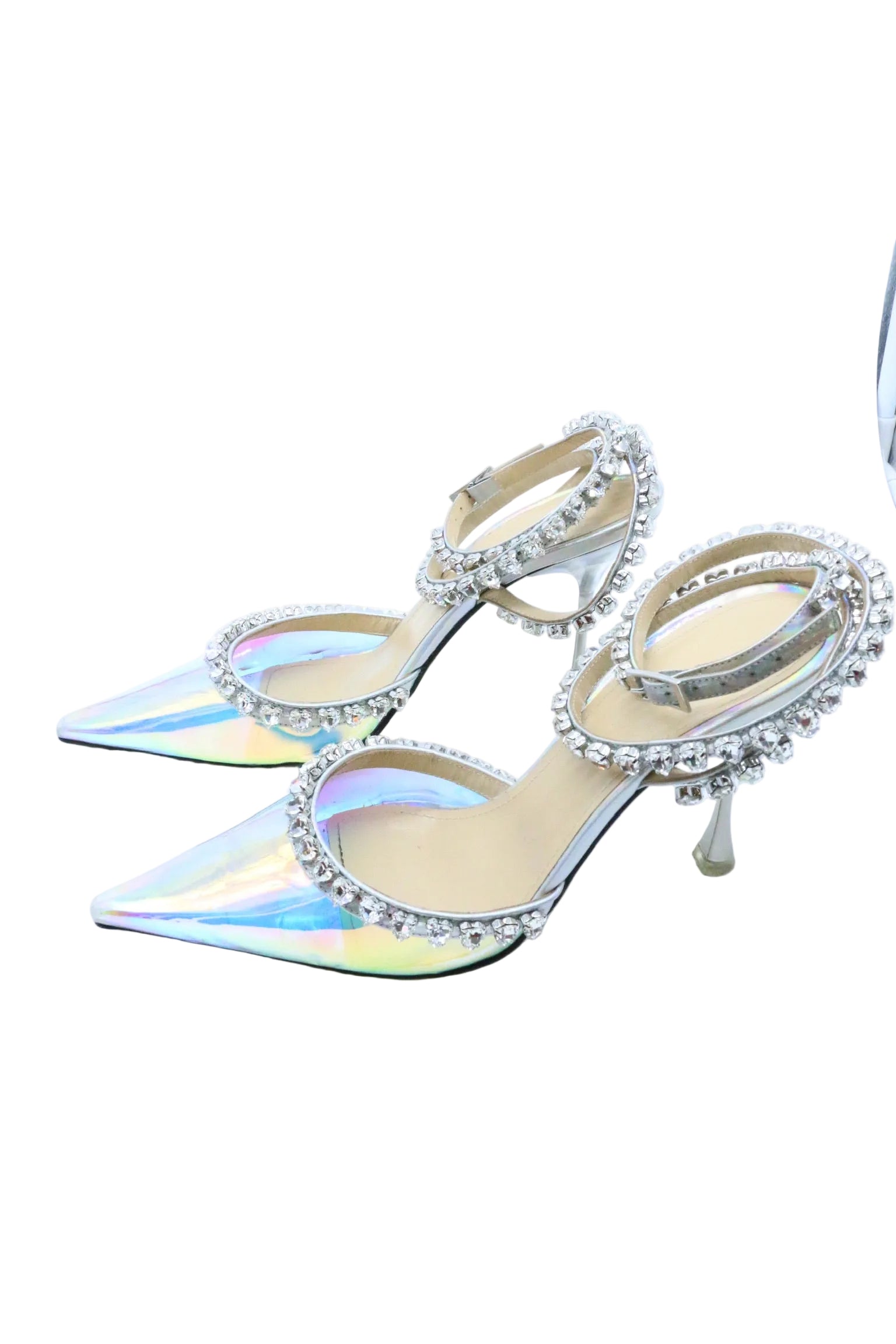 Mach & Mach Iridescent Heels
