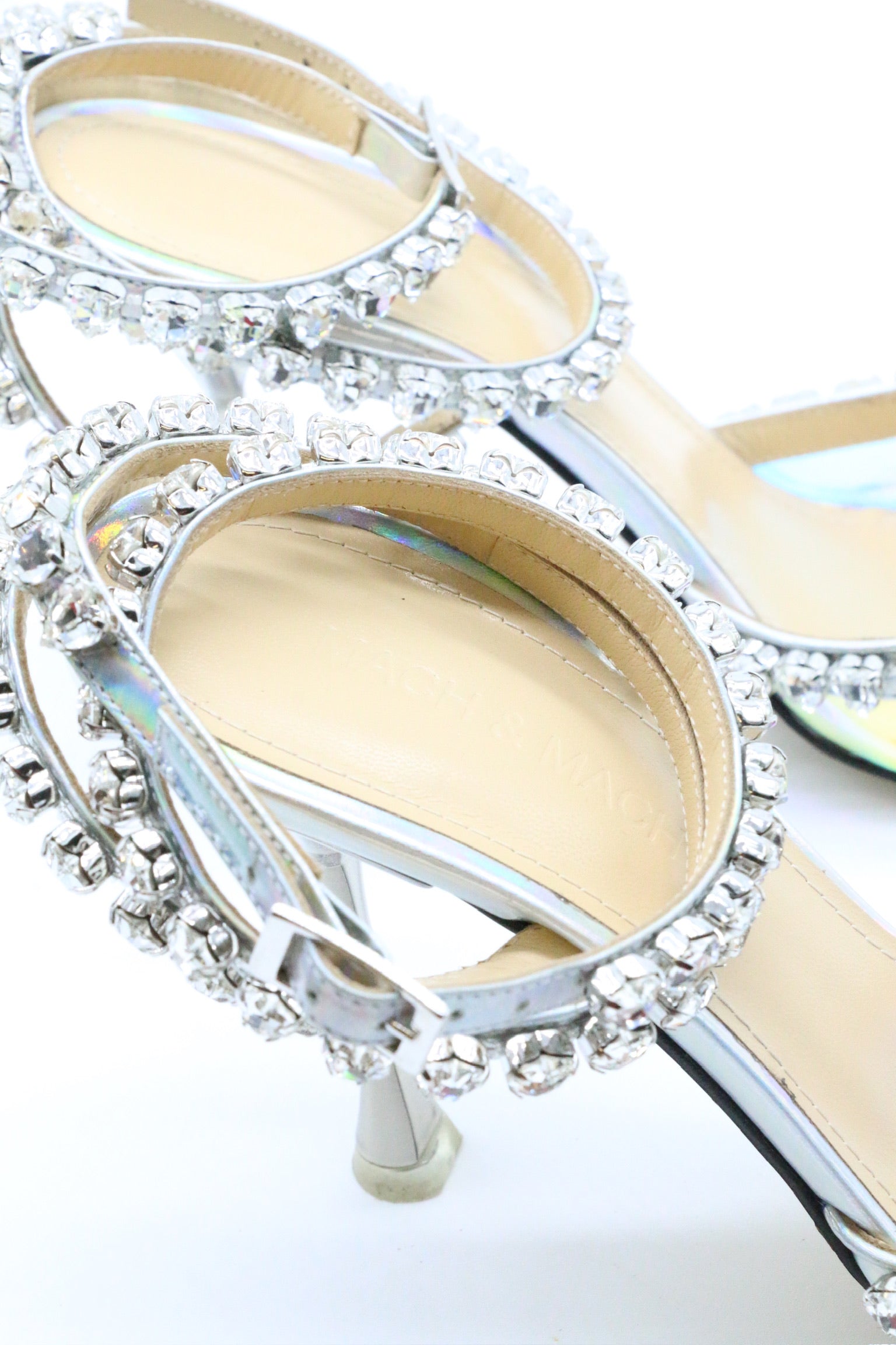 Mach & Mach Iridescent Heels
