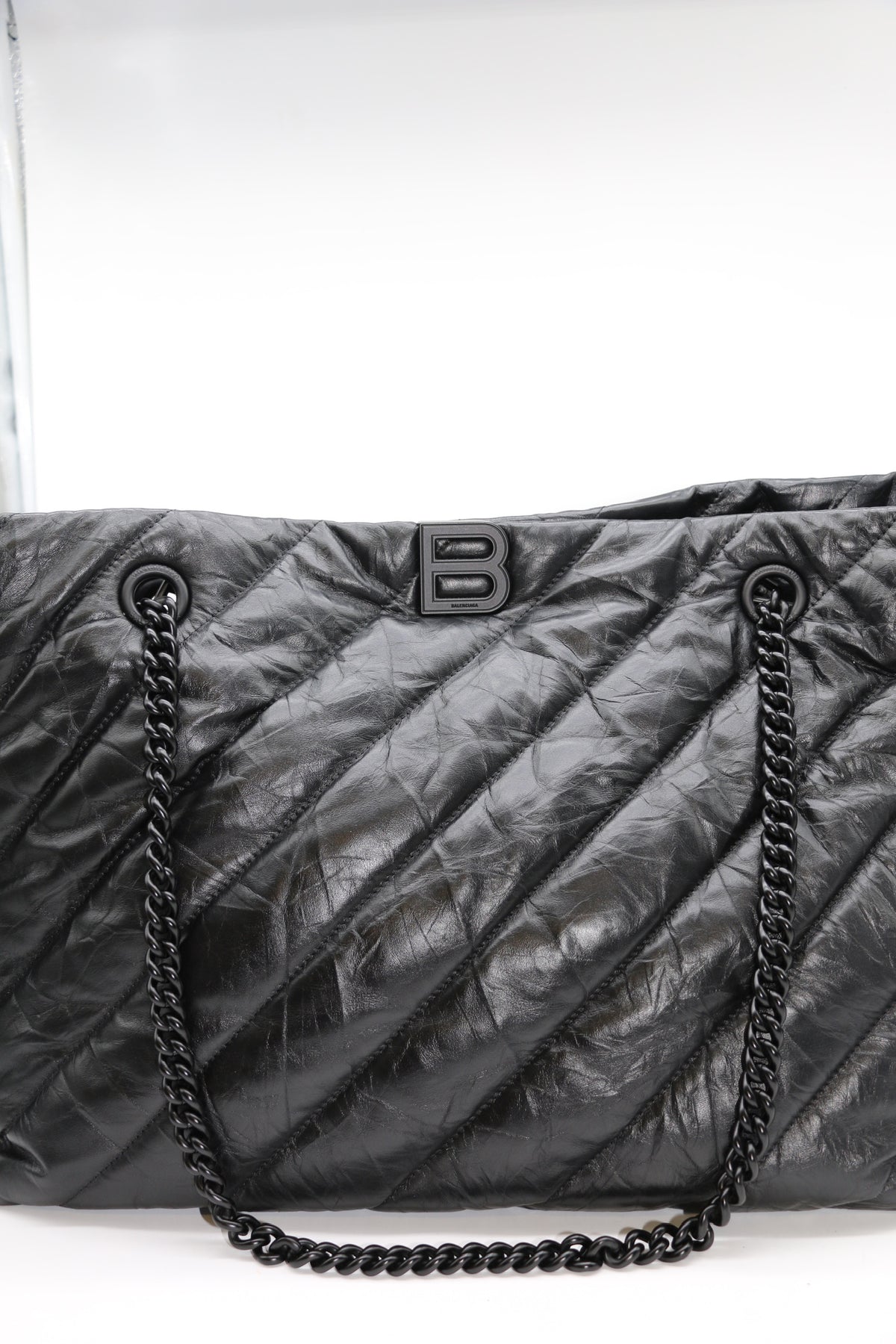 Balenciaga Large Crush Quilted Tote Bag