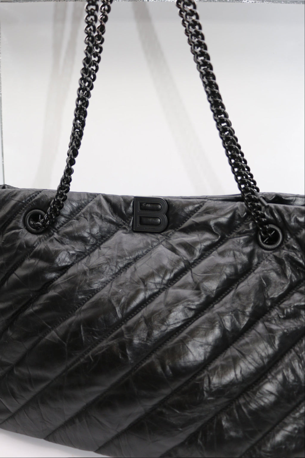 Balenciaga Large Crush Quilted Tote Bag