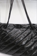 Balenciaga Large Crush Quilted Tote Bag