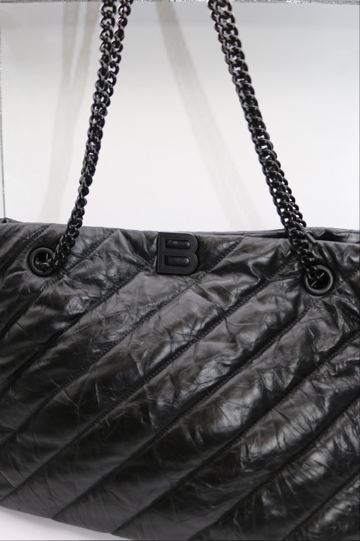 Balenciaga Large Crush Quilted Tote Bag