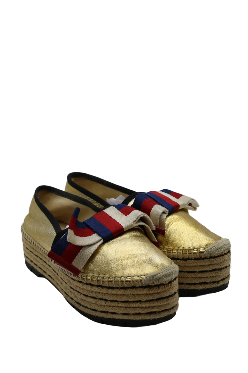 Gucci Golden Espadrilles