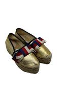 Gucci Golden Espadrilles